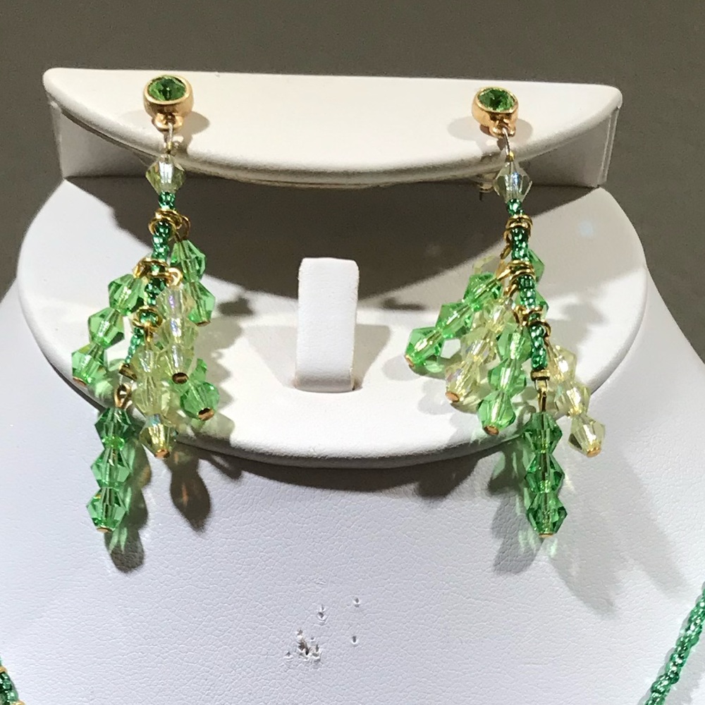 Swarovski pierced earrings